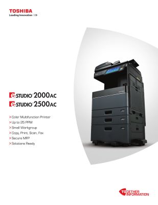 Toshiba e-Studio 2000AC | Number 1 Office Machines